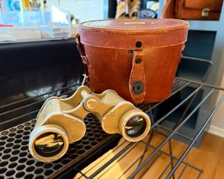 Ca. WWII German Swarovski standard issue Wehrmacht binoculars, Code “CAG”