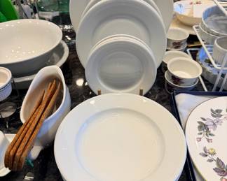 Nice selection of Apilco and Sur La Table dinnerware