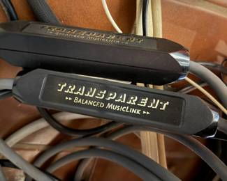 Transparent Balanced MusicLink 3.9ft XLR cables - there are 5 in total and will be sold separately