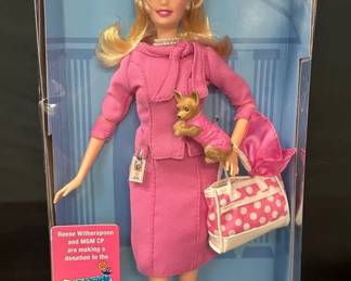 Vintage 2003 Legally Blonde 2 Barbie – Collector Edition (Never Opened)
Never-opened 2003 Mattel Collector Edition Barbie from Legally Blonde 2: Red, White & Blonde. Barbie is dressed in her signature pink suit with matching purse & her Chihuahua companion.

• Collector Edition Barbie – 2003 release
• Ties holding the dog have come loose with age (dog moves freely inside box)
• Box shows light creasing & minor shelf wear (see photos)
• Overall in excellent display condition
