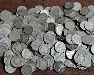 Huge lot of silver dimes. 
All coins are cash ONLY for purchase. All other items are available with cash, card or cash app