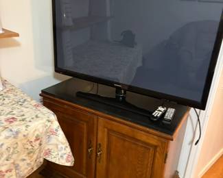 TV and cabinet