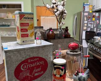 Vintage tins and jars