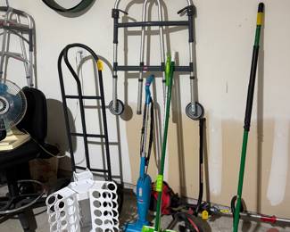 Household cleaning tools, walkers, dolly