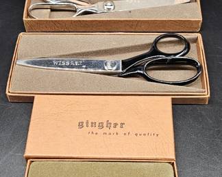 (3) Vintage Scissors: 2-Gingher & 1-Wiss