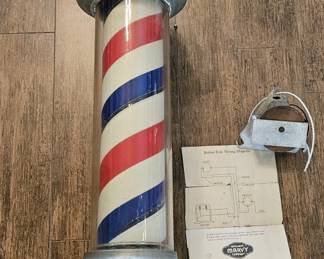 Original Vintage Barber Pole, William Marvy Co.