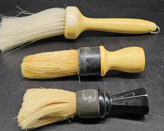 (3) Vintage Barbershop Shaving Brushes