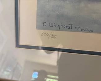 Olaf Wieghorst Lithos - Signed and Numbered 