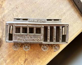 Cast Iron San Francisco Cable Car 