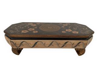 Jeanne Reed's Ltd Hand-Painted Italianate Octagonal Lidded Box