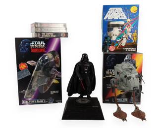 Star Wars Kenner Shadows of the Empire Boba Fett's Slave I (1996), Power of the Force Imperial AT-ST, and Other Memorabilia