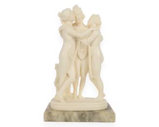 Italian Prof. Bessi StoneLíte 'The Three Graces' Sculpture