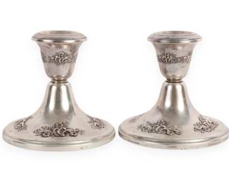 Gorham Sterling Weighted Candlestick Holders #889