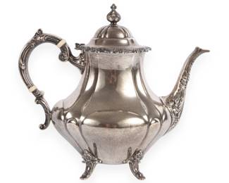 Reed & Barton "Georgian Rose" Sterling Silver Coffee Pot