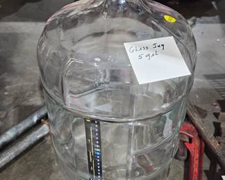 GLASS 5 GALLON JUG