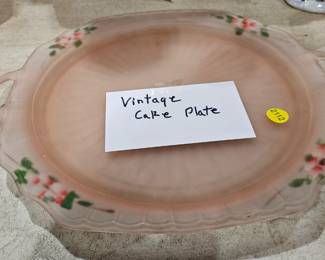 VINTAGE CAKE PLATE