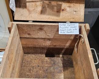 WOODEN CRATE