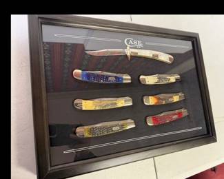 RARE CASE XX JAGUAR 7 KNIFE NUMBERED SET