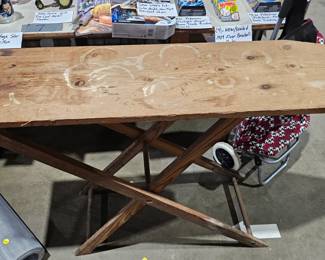 WOODEN IRONING BOARD