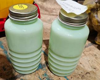 JADEITE SALT AND PEPPER