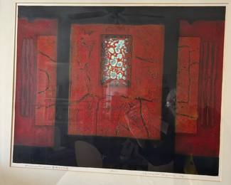 Hiroyuki Tajima framed art