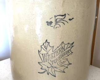 Large Western Stoneware crock