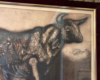 Vintage art work by Flores