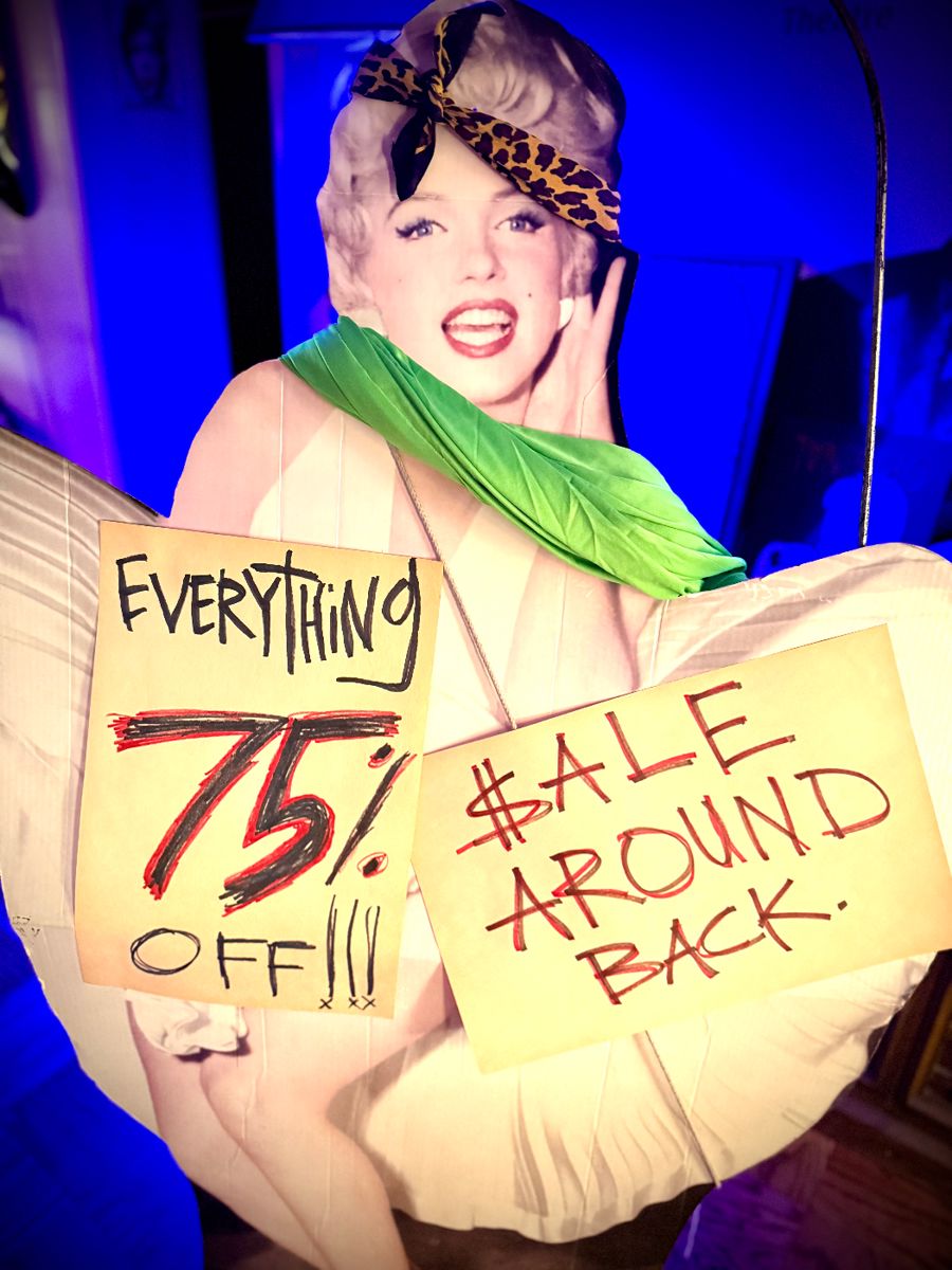 SUNDAY! 11/2. 8 am - 12 pm. 75% OFF!!!