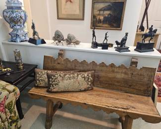 Spanish bench trestle legs