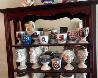Royal family caricature egg holders 