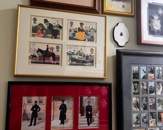 Lots of London wall decor!