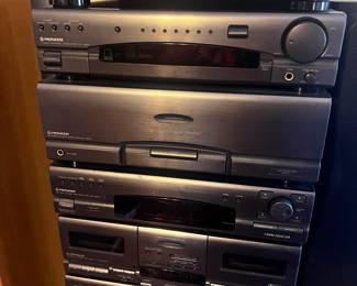 Pioneer stereo components sold as grouping.