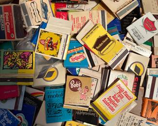 Tons of vintage matchbooks