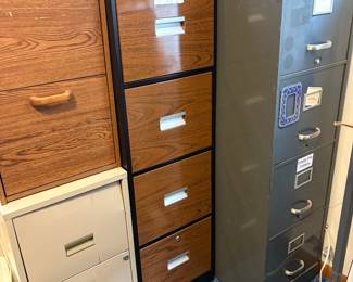 File cabinets