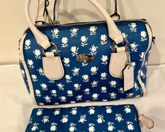 Coach Mini Bennett satchel and wallet