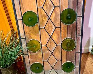 Large stained glass piece