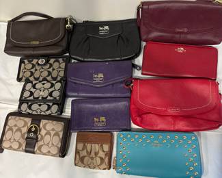 Coach wallets and wristlets