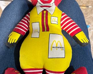 Ronald McDonald plush