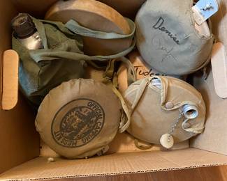 Girl Scout Mess kits and canteens