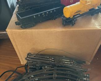 vintage Lionel electric train set