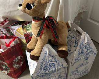 two Build A Bear Reindeer new in the boxes 