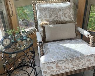 Ethan Allen Chair (Fine Wood & Upholstery)