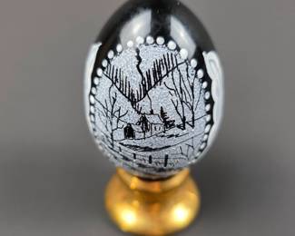 currier and Ives egg