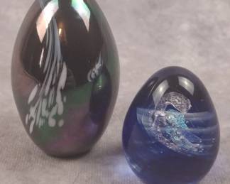 art glass egg