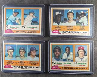1987 Topps Baseball Cards. Future Stars, Batting Leaders, Home Run Leaders