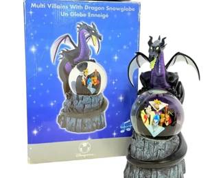 Multi Villains With Dragon Snowglobe