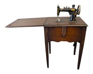 Apartment Electric Sewing Machine Cabinet, Untested