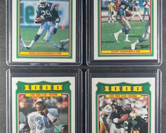 1988 Topps Football Cards. Dickerson, Warner, Rozier, Allen