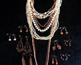 Copper And Beaded Jewelry