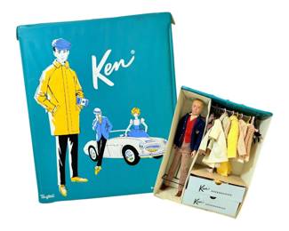 1960 Ken Fashion Doll With Case